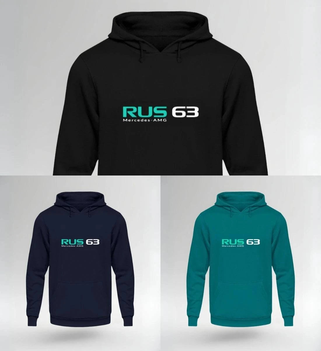 Image of NOVAWEAR RUS 63 Motorsport Hoodie – Limited Edition Streetwear
